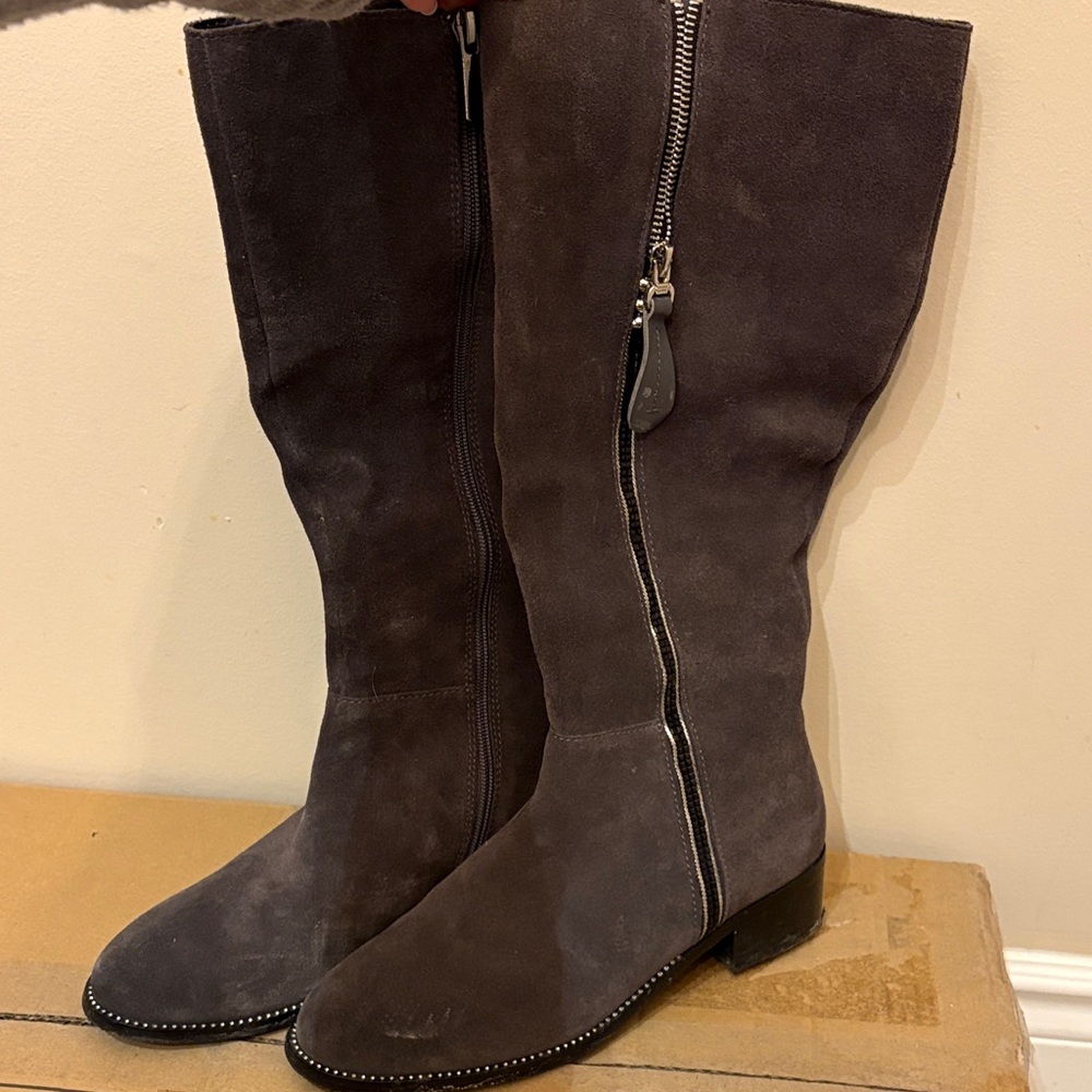 Elegant Brown Knee-High Boots